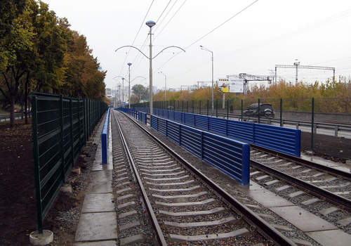 Системы ограждений железных дорог и автомагистралей в Лесном